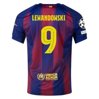 Alternative view of Maillot Barca Domicile 2025 2026 Lewandowski UCL