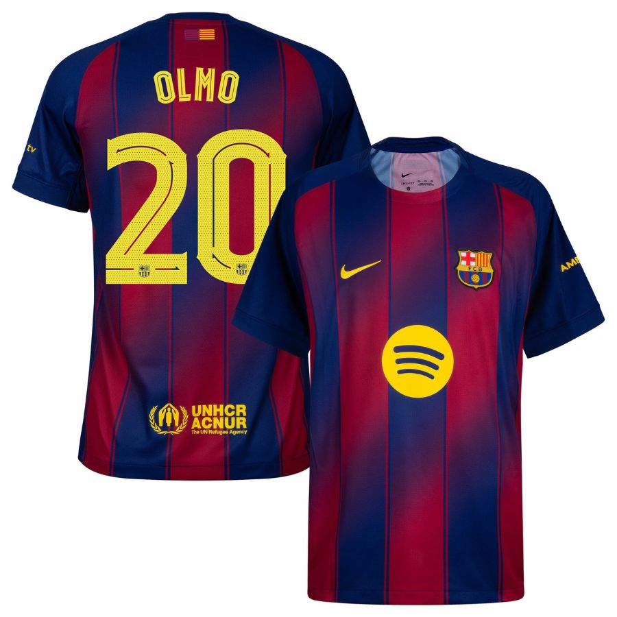 Maillot Enfant Barca Domicile 2025 2026 Olmo