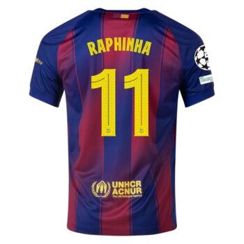 Alternative view of Maillot Enfant Barca Domicile 2025 2026 Raphinha UCL