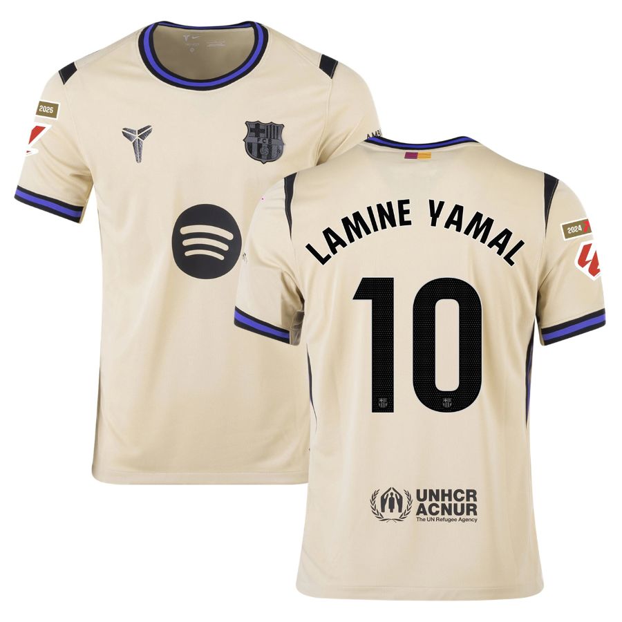 Maillot Enfant Barca Exterieur 2025 2026 Lamine Yamal La Liga