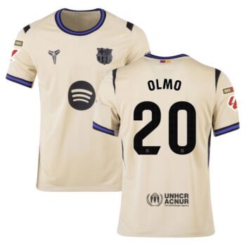 Maillot Enfant Barca Exterieur 2025 2026 Olmo La Liga