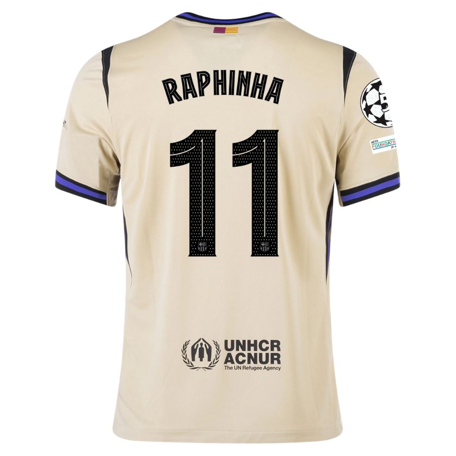 Maillot Enfant Barca Exterieur 2025 2026 Raphinha UCL – Image 2