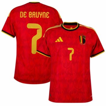 Maillot Belgique Domicile 2026 2027 De Bruyne