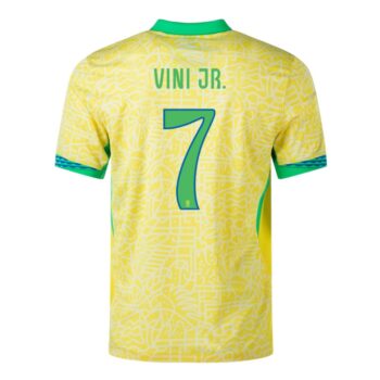 Alternative view of Maillot Bresil Domicile 2024 2025 Vini JR