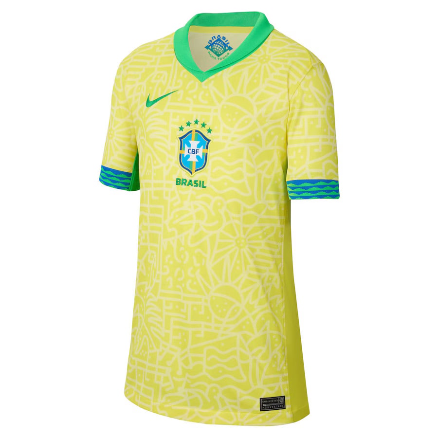 Maillot Kit Enfant Bresil Domicile 2024 2025 – Image 2