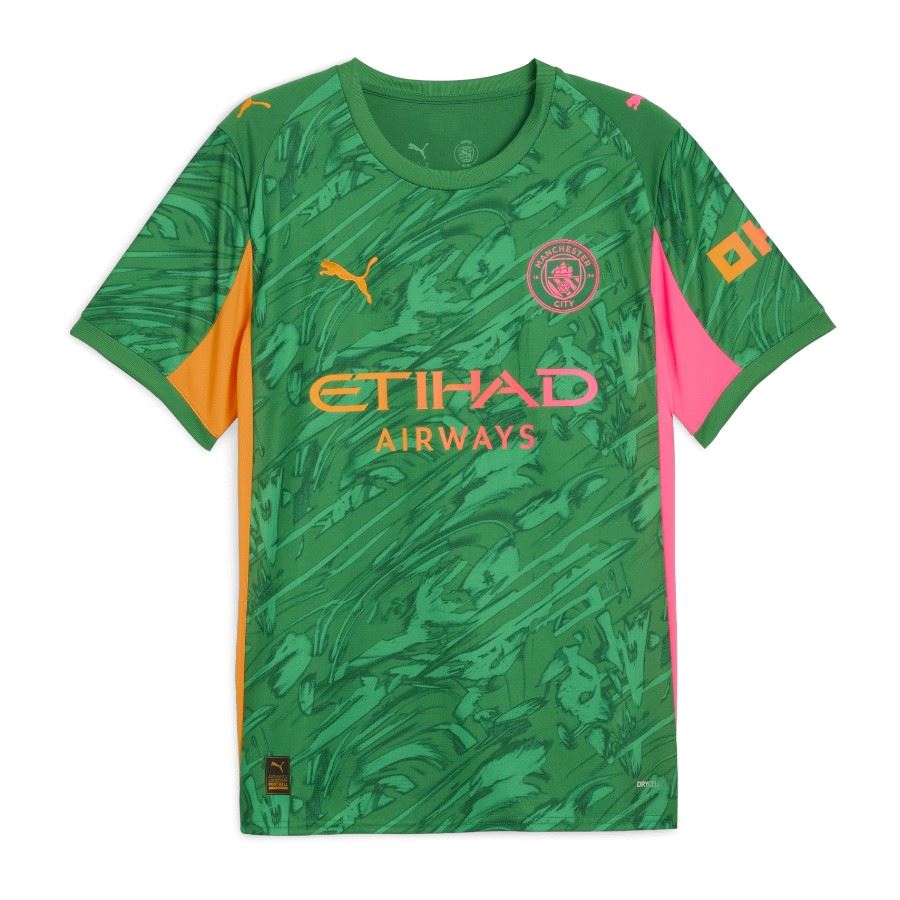 Maillot Enfant Manchester City Domicile 2025 2026 Gardien Vert