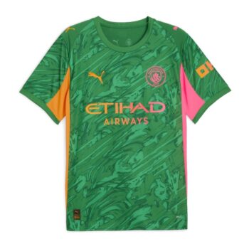 Alternative view of Maillot Kit Enfant Manchester City Domicile 2025 2026 Gardien Vert