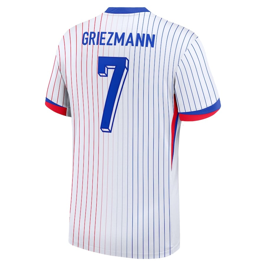 Maillot Kit Enfant Equipe de France Blanc 2024 2025 Griezmann – Image 2