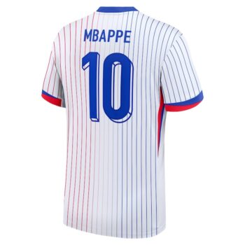 Alternative view of Maillot Kit Enfant Equipe de France Blanc 2024 2025 Mbappe