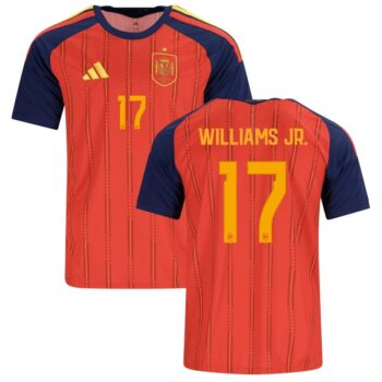 Maillot Espagne Domicile 2026 2027 Williams Jr.