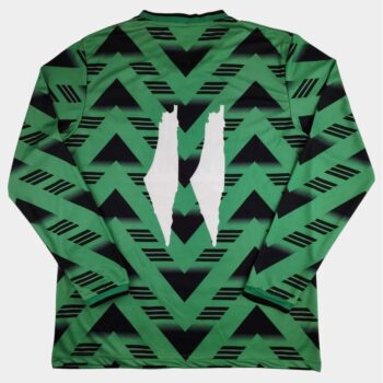 Alternative view of Maillot FC Palestine 2024 2025 Vert Manches Longues