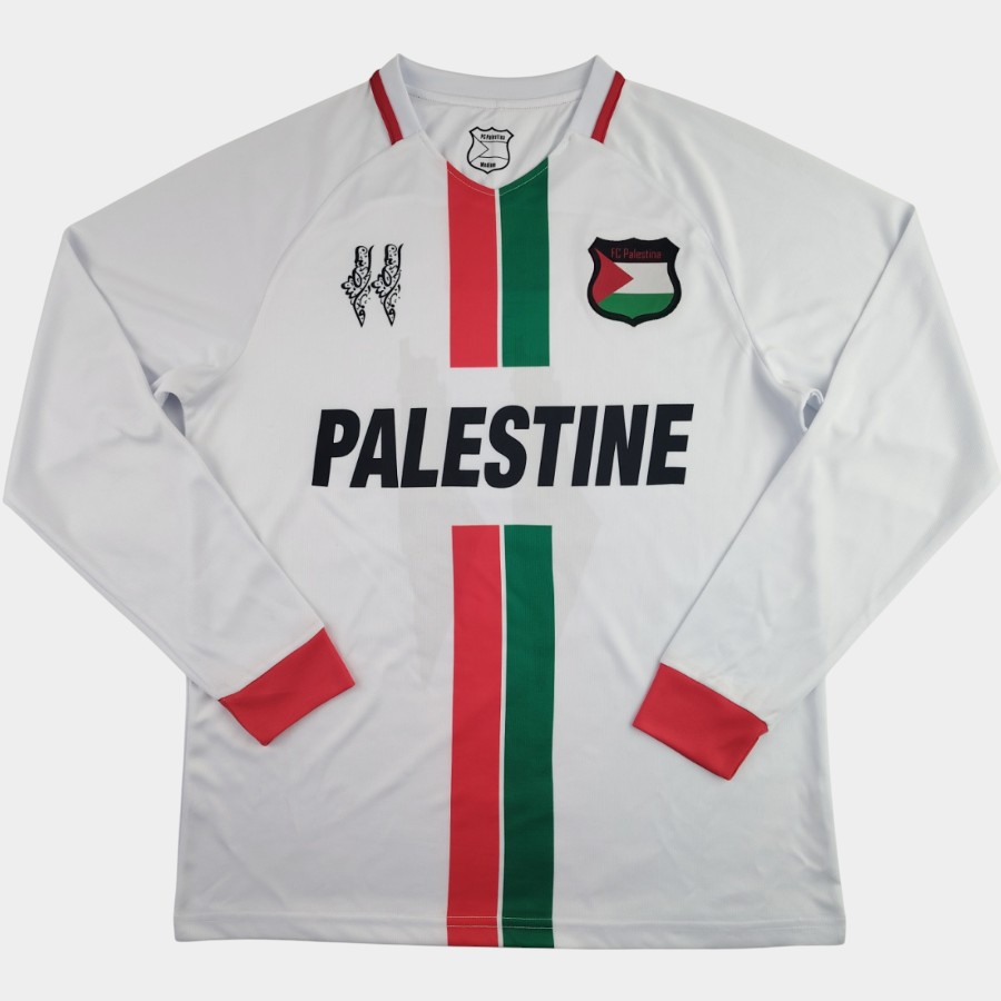 Maillot FC Palestine 2025 Blanc Manches Longues