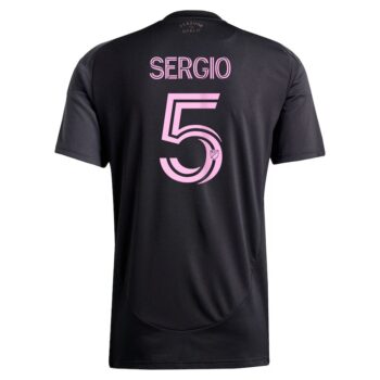 Alternative view of Maillot Inter Miami Exterieur 2025 Sergio Busquets