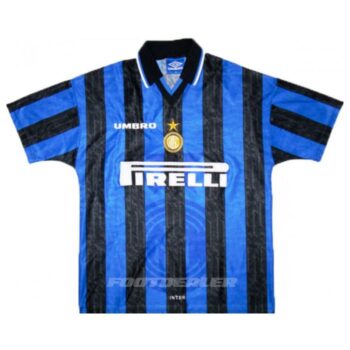 Alternative view of Maillot Inter Milan Domicile 1997 1998 Ronaldo