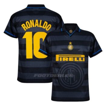 Maillot Retro Vintage Inter Milan Exterieur 1997 1998 Ronaldo