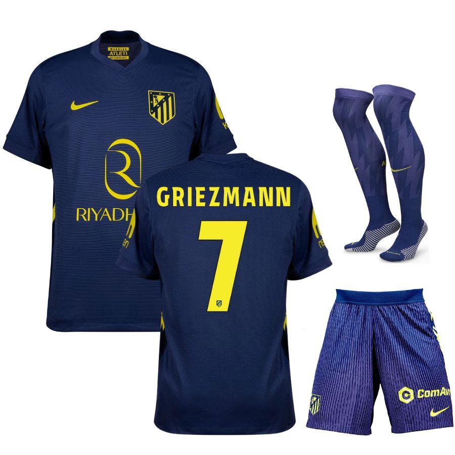 Maillot Kit Enfant Atletico Madrid Exterieur 2025 2026 Griezmann
