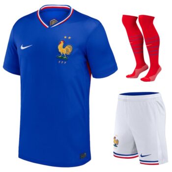 Maillot Kit Enfant Equipe De France Domicile Euro 2024