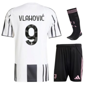 Maillot Kit Enfant Juventus Domicile 2025 2026 Vlahovic