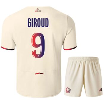 Maillot Kit Enfant LOSC Exterieur 2025 2026 Olivier Giroud