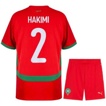 Maillot Kit Enfant Maroc Domicile 2025 2026 Hakimi