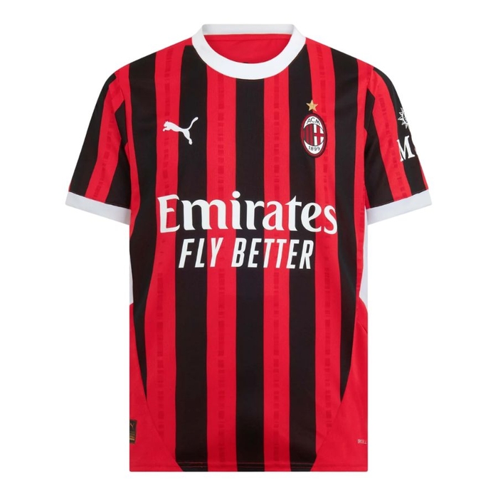 Maillot Kit Enfant Milan AC Domicile 2024 2025 Morata Noir – Image 3