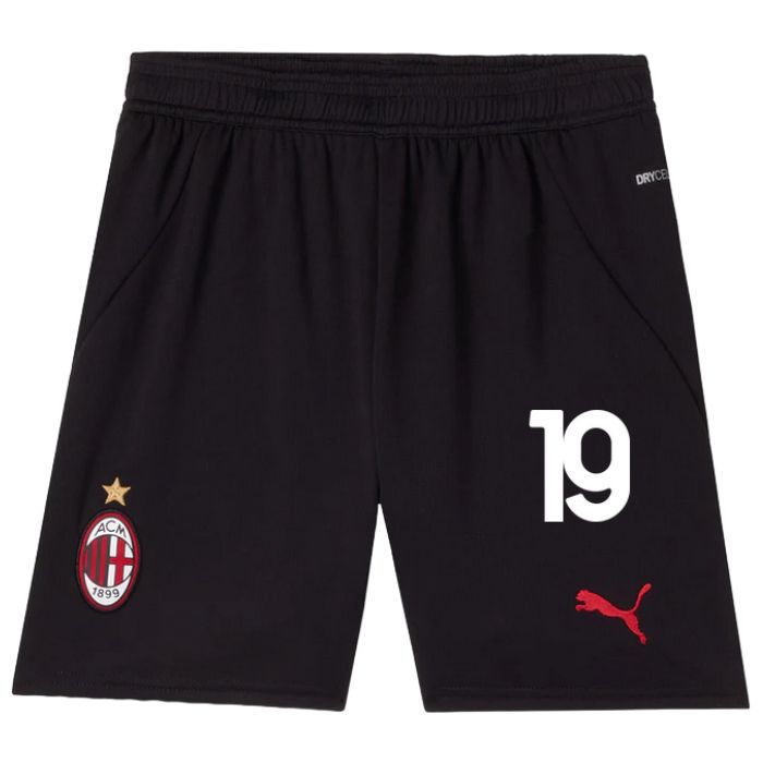 Maillot Kit Enfant Milan AC Domicile 2024 2025 Theo Noir – Image 4