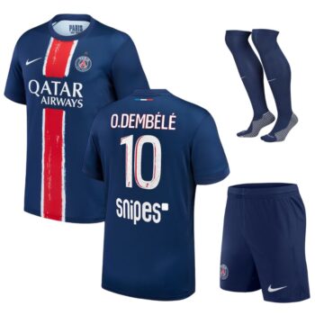 Maillot Kit Enfant PSG Domicile 2024 2025 Dembélé 1 Etoile