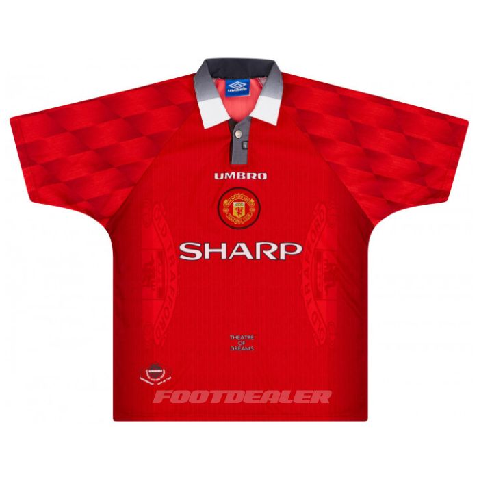 Maillot Manchester United Domicile 1996 1998 Beckham – Image 2