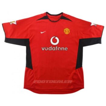 Alternative view of Maillot Manchester United Domicile 2002 2004 Solskjaer