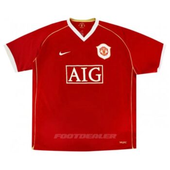 Alternative view of Maillot Manchester United Domicile 2006 2007 Solskjaer