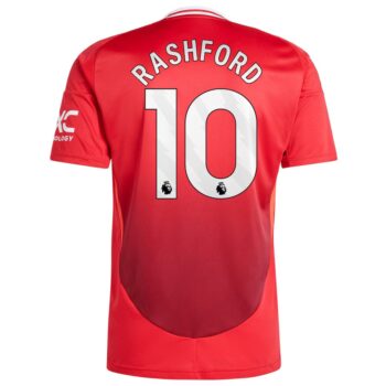 Alternative view of Maillot Manchester United Domicile 2024 2025 Rashford