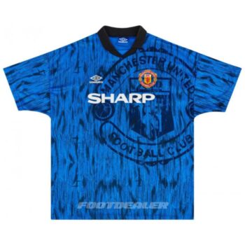 Alternative view of Maillot Manchester United Exterieur 1992 1993 Cantona