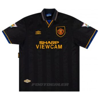 Alternative view of Maillot Manchester United Exterieur 1993 1995 Cantona