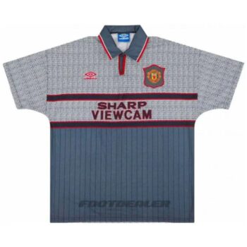 Alternative view of Maillot Manchester United Exterieur 1995 1996 Cantona