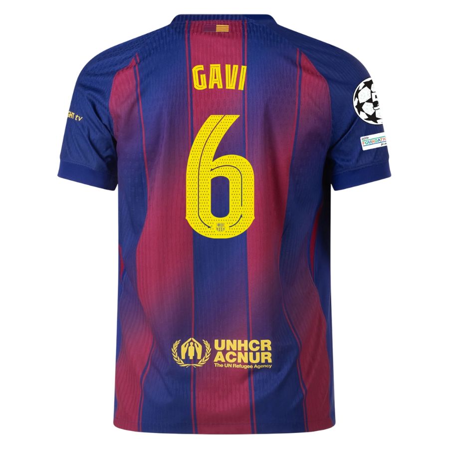 Maillot Match Barca Domicile 2025 2026 Gavi UCL – Image 2