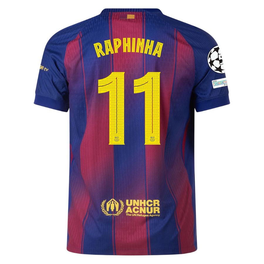 Maillot Match Barca Domicile 2025 2026 Raphinha UCL – Image 2