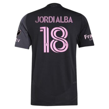 Alternative view of Maillot Match Inter Miami Exterieur 2025 Jordi Alba