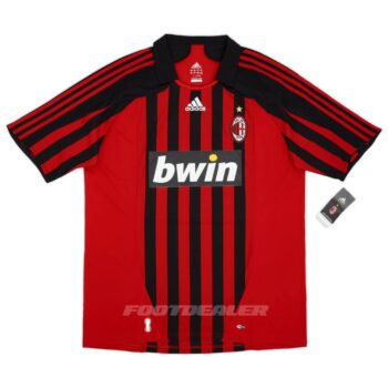 Alternative view of Maillot Milan AC Domicile 2007 2008 Ronaldo