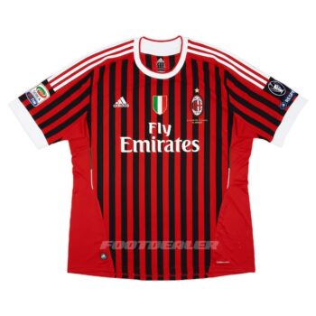 Alternative view of Maillot Milan AC Domicile 2011 2012 T. Silva
