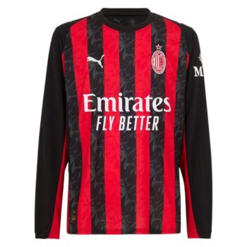 Maillot Milan AC Domicile 2025 2026 Manches Longues