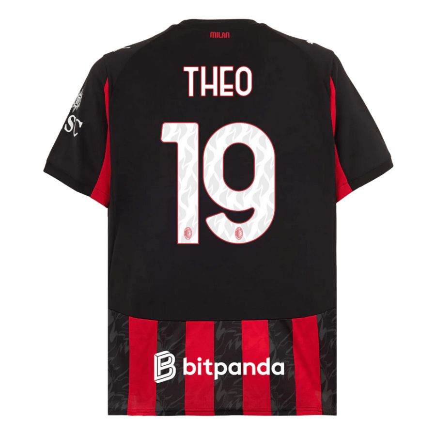 Maillot Milan AC Domicile 2025 2026 Theo – Image 2