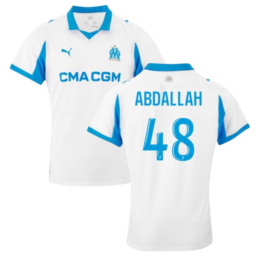 Maillot OM Domicile 2025 2026 ABDALLAH