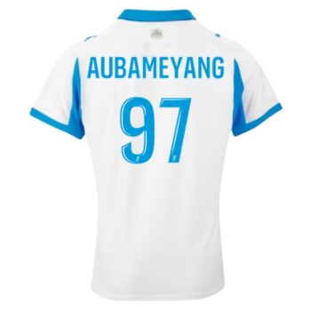 Alternative view of Maillot OM Domicile 2025 2026 Aubameyang
