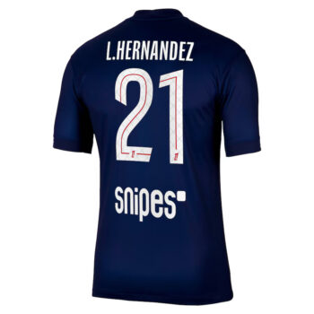 Alternative view of Maillot PSG Domicile 2025 2026 Hernandez