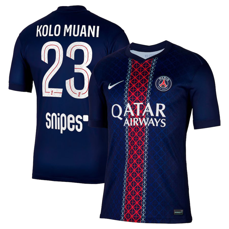 Maillot PSG Domicile 2025 2026 Kolo Muani