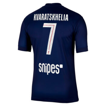 Alternative view of Maillot Kit Enfant PSG Domicile 2025 2026 Kvaratskhelia