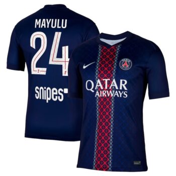 Maillot PSG Domicile 2025 2026 Mayulu