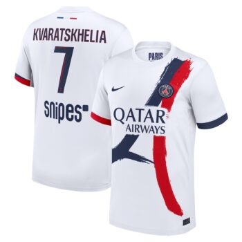 Maillot PSG Exterieur 2025 2026 Kvaratskhelia