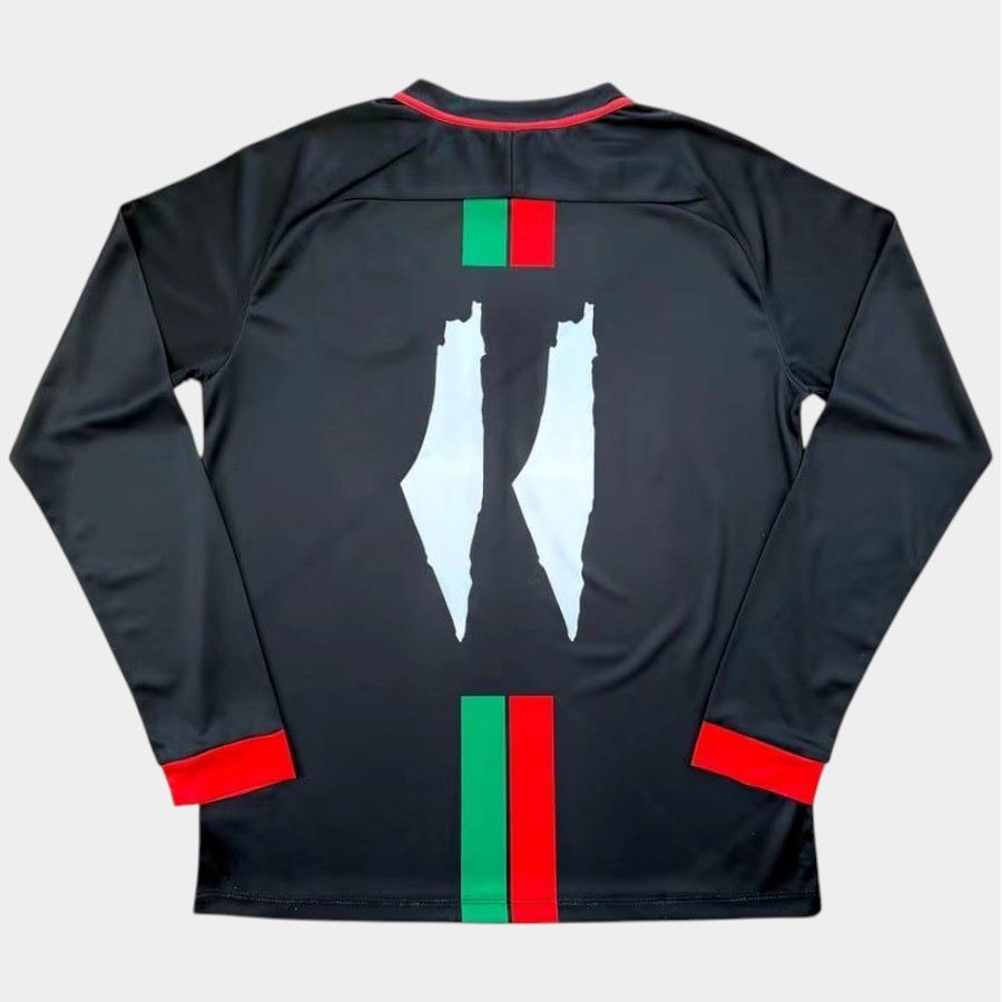 Maillot Palestine 2023 2024 Noir Manches Longues – Image 2