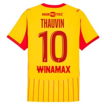 Alternative view of Maillot RC Lens Domicile 2025 2026 Thauvin